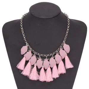 Trend Bib Style Multi-Layer Tassel Necklace